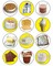 Dairy Products Stickers 1" – 10 Sheets (120 Pack) | Classroom Food Group Labels & Reward Stickers | Kids Nutrition Learning